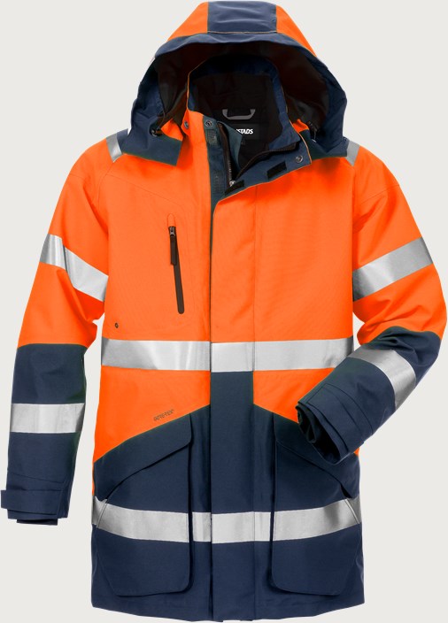 High vis GORE-TEX 2-in-1 parka class 3 4989 GXB 1 Fristads