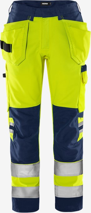 High vis craftsman trousers woman class 2 2671 GPLU 1 Fristads