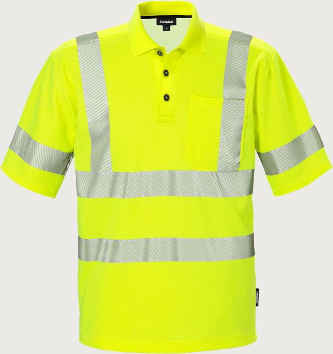 High vis polo shirt class 2 7406 GPHV Fristads Medium