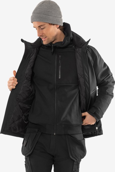 Stretch winter jacket 4883 GLS Black Fristads