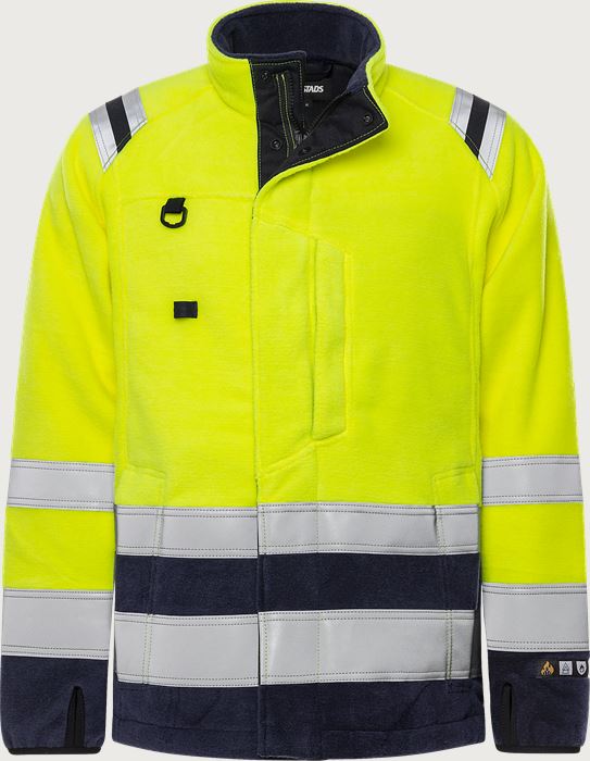 Flamestat high vis fleece jacket class 3 4063 ATF Fristads Medium