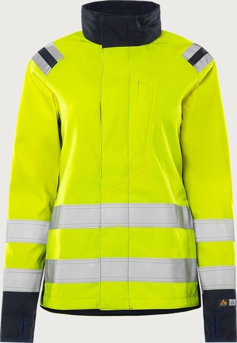 Flamestat high vis stretch softshell jacket woman class 3 4076 FSS Fristads Medium