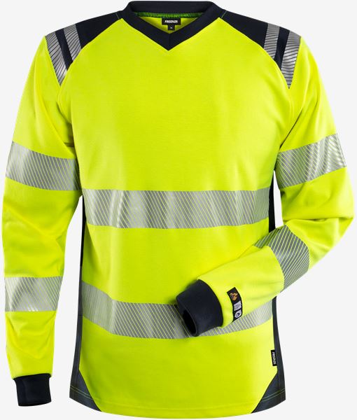 Flamestat långärmad T-shirt 7357 TFL klass 3, dam Fristads Medium