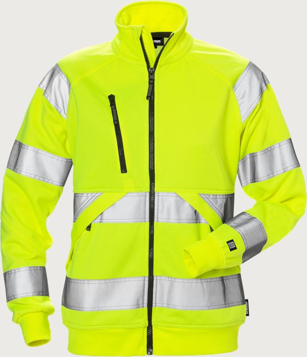 High vis sweatshirt jacket woman class 3 7427 SHV Fristads Medium