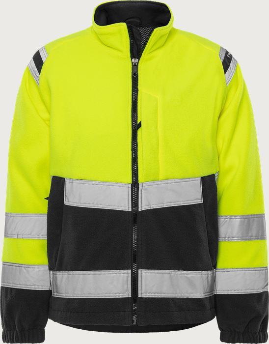 High vis windproof fleece jacket class 3 4041 FE Fristads Medium