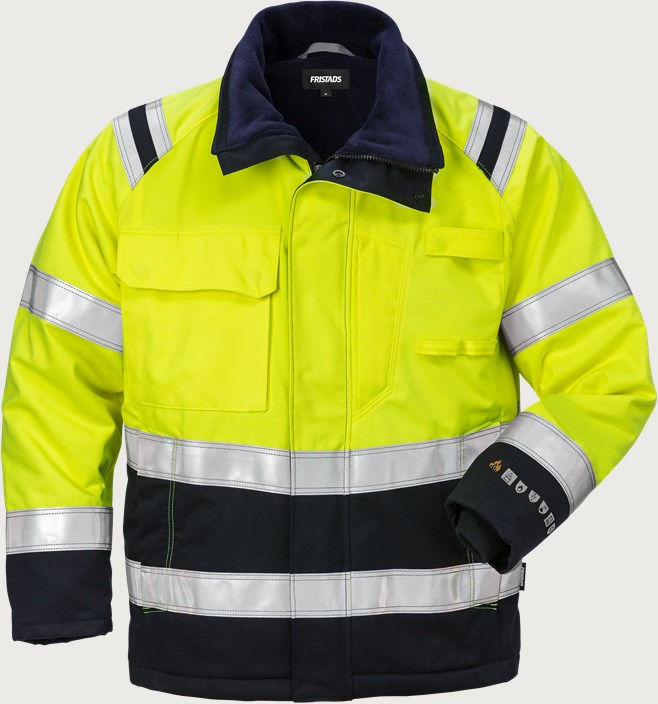 Flamestat high vis vinterjakke kl.3 4185 ATHS 1 Fristads