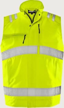 HiVis Green vest kl.2 5067 GPLU Fristads Medium