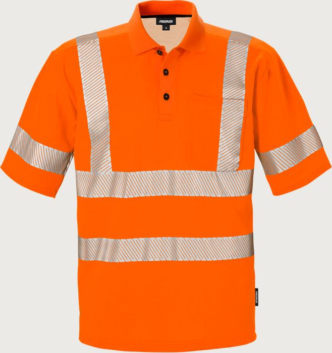 High vis polo shirt class 2 7406 GPHV Fristads Medium