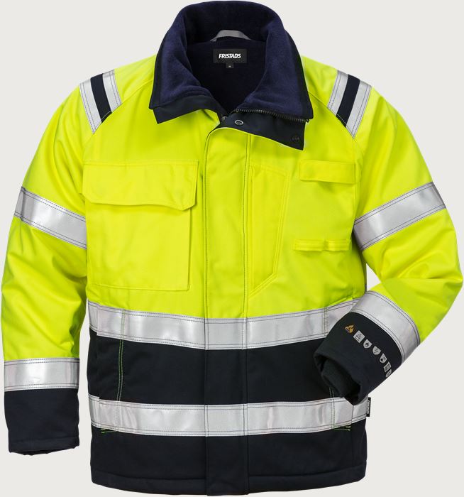 Flamestat high vis winter jacket class 3 4185 ATHS Fristads Medium
