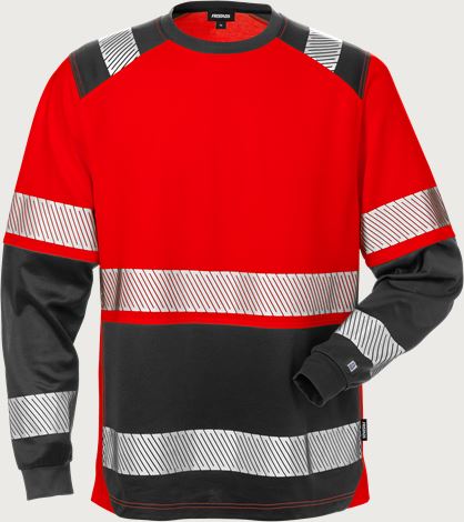 T-shirt manches longues haute visibilité classe 2 7457 THV Fristads Medium