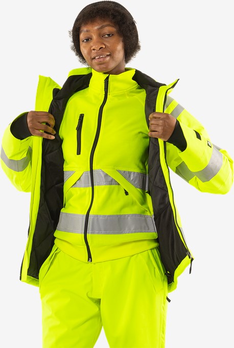 High vis dames winterjack klasse 3 4683 GLPS 6 Fristads