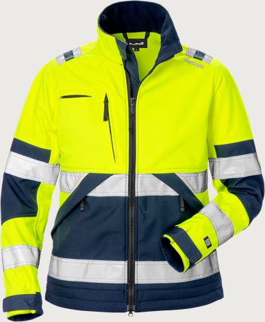High vis softshell dzseki női cl 2 4183 WYH Fristads Medium