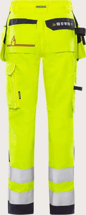 Flamestat high vis bukser dame kl.2 2775 ATHS 2 Fristads