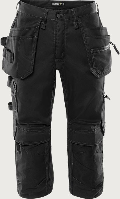 Green řemeslnické strečové pirátské kalhoty 2903 GWM Fristads Medium