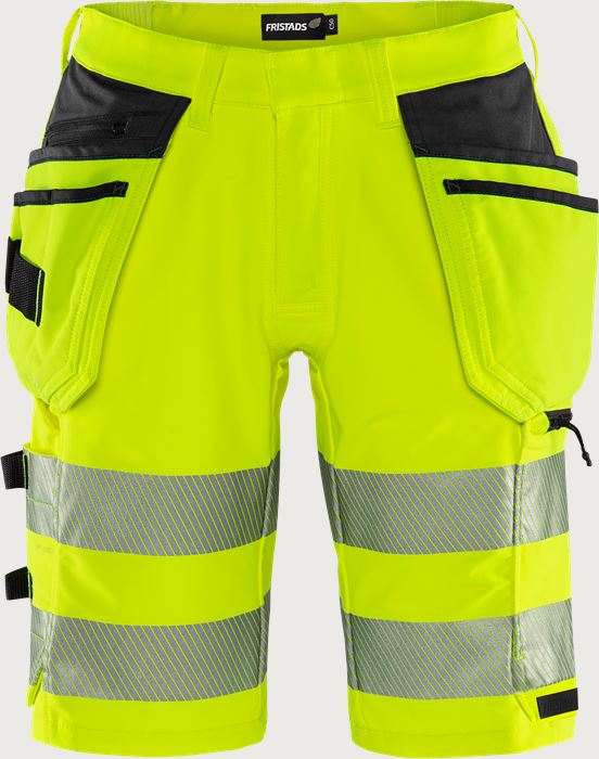 High vis Green craftsman stretch shorts class 2 2646 GSTP Fristads Medium