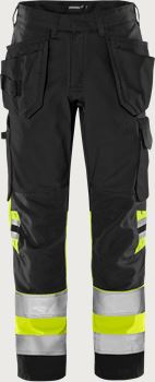 High vis Green craftsman trousers class 1 2640 GPLU Fristads Medium
