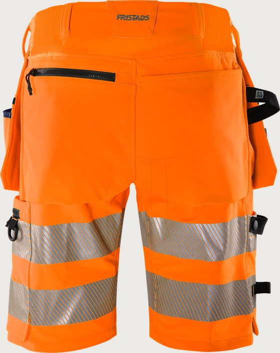 High vis Green håndværker stretchshorts klasse 2 2646 GSTP 2 Fristads