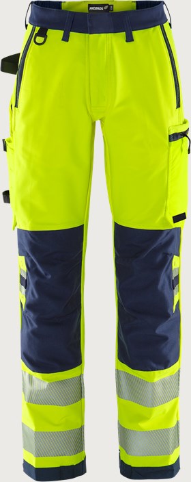 High vis Green stretchbukser dame klasse 2 2665 GSTP 1 Fristads