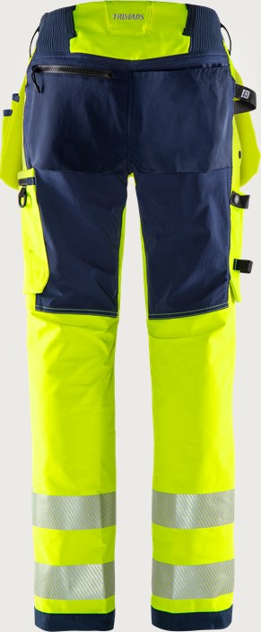 High vis Green håndværker stretchbuks klasse 2 2644 GSTP 2 Fristads
