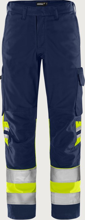 High vis Green bukser kl.1. 2649 GPLU 1 Fristads