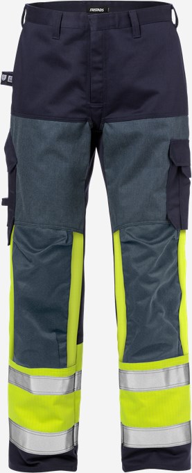 Flame high vis trousers class 1 2587 FLAM 1 Fristads