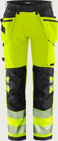Pantaloni craftsman stretch Green High Vis CL.2 2644 GSTP. Fristads Medium