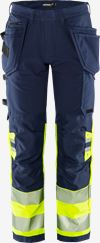 High vis Green craftsman stretch trousers class 1 2643 GSTP
