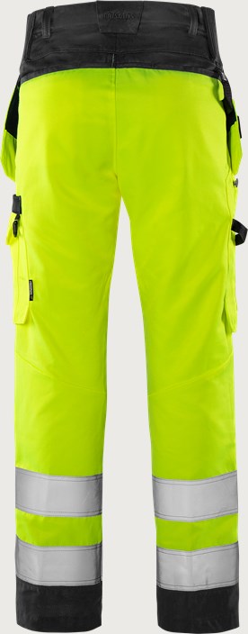High vis Green Håndværkerbuks kl.2 2641 GPLU 4 Fristads