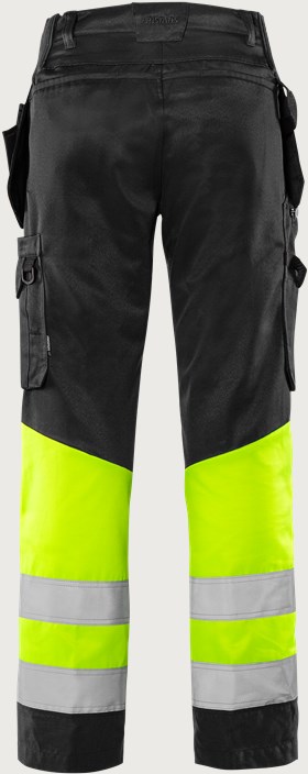 High vis Green håndværkerbuks kl.1 2640 GPLU 4 Fristads