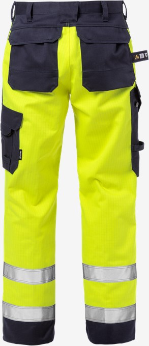 Flame high vis trousers class 2 2585 FLAM 2 Fristads