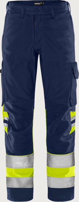 Green výstražné kalhoty třída 1 2649 GPLU Fristads Medium
