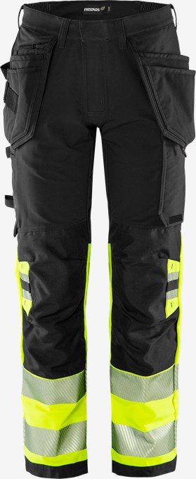 Pantalon d'artisan haute visibilité Green stretch  classe 1 2643 GSTP  1 Fristads