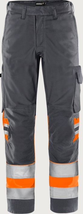 High vis Green housut LK 1 2649 GPLU 1 Fristads