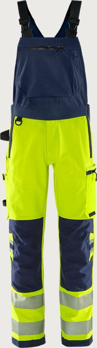 High vis Green stretch bib'n'brace class 2 1031 GSTP Fristads Medium