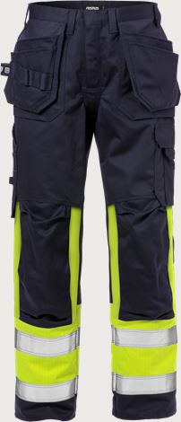 Pantaloni craftsman Flame high vis. CL. 1 2586 FLAM Fristads Medium