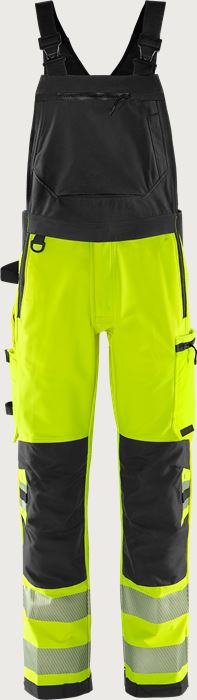 High vis Green stretch bib'n'brace class 2 1031 GSTP Fristads Medium