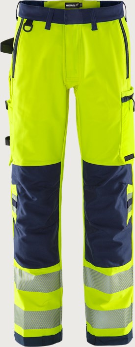 High vis Green stretchbukser klasse 2 2645 GSTP 1 Fristads