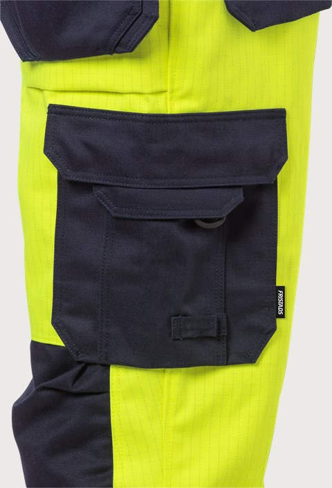 Flame high vis håndværker bukser kl.2 2584 FLAM 4 Fristads
