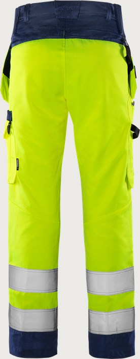 High vis Green Håndværkerbuks kl.2 2641 GPLU 2 Fristads