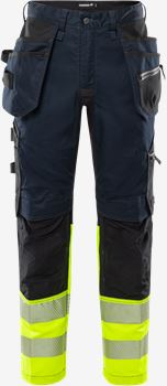  High Vis Handwerker-Stretchhose Kl 1 2906 GWM  Fristads Medium