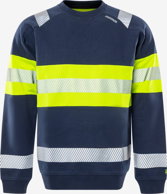 High vis sweatshirt class 1 7530 GKC 1 Fristads