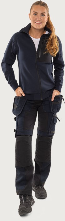 Elastyczne spodnie rzemieślnicze damskie Green 2533 GCYD 3 Fristads