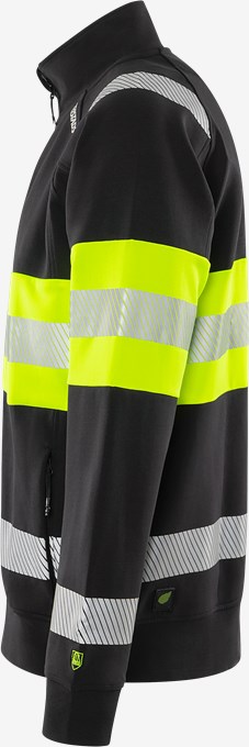 High vis sweatshirt jacket class 1 7531 GKC 3 Fristads