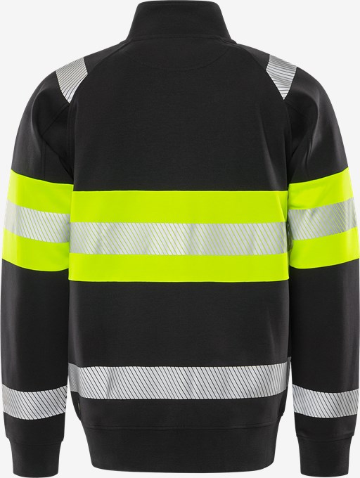 High vis sweatshirt jacket class 1 7531 GKC 2 Fristads