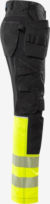 High vis craftsman stretch trousers class 1 2906 GWM  4 Fristads