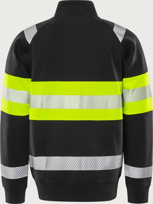 High Vis Green Stretch-Sweatjacke Kl 1 7531 GKC 5 Fristads