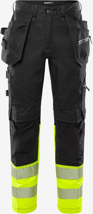 High vis craftsman stretch trousers class 1 2906 GWM  1 Fristads