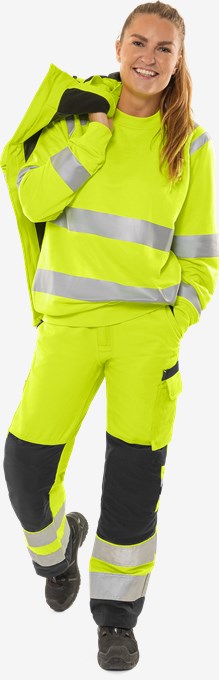 High Vis Green Hose Damen Kl. 2 2642 GPLU 5 Fristads