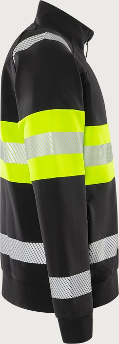 High Vis Green Stretch-Sweatjacke Kl 1 7531 GKC 7 Fristads