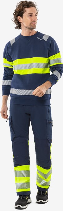 High vis sweatshirt class 1 7530 GKC 7 Fristads